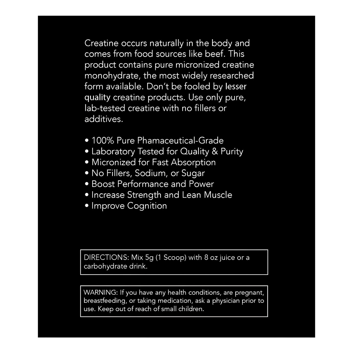 CreaTech Creatine Monohydrate